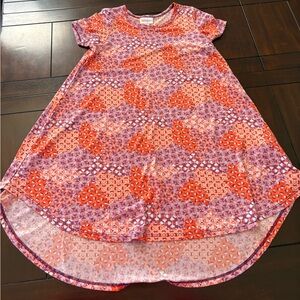 LuLaRoe Kids Casual Dress - Orange and Purple